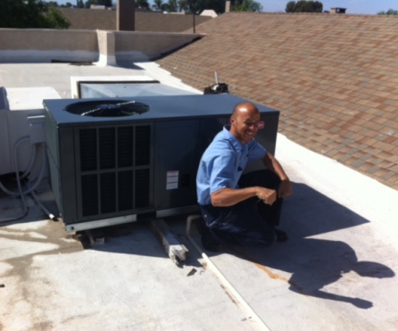 Maintenance on Air Conditioner - Superstition Cooling