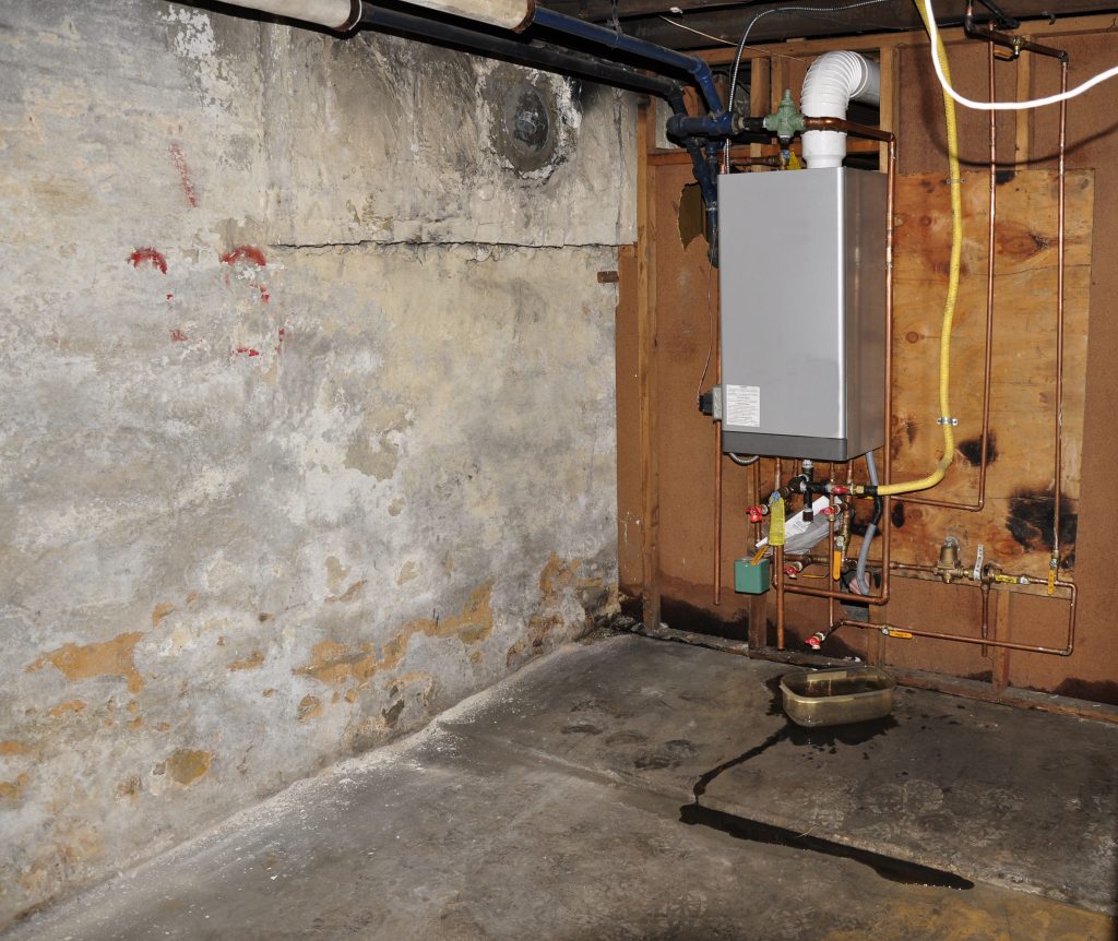 furnace leaking water